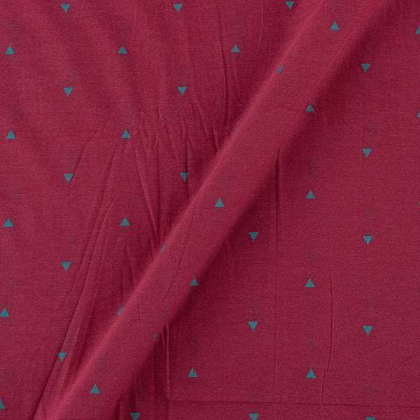 Cotton Jacquard Butti Rani Pink Colour Washed Fabric Online 9359YU5