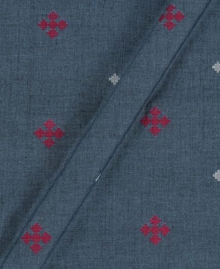 Self Jacquard Cotton Fabric, for textured fabric matching.