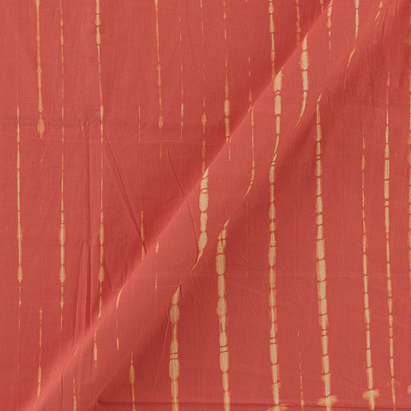 Cotton Tie Dye Carrot Orange Colour Fabric Online 9362AN