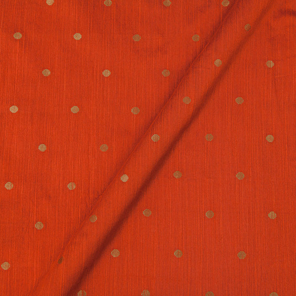 Spun Dupion Fanta Orange Colour Golden Butta 43 Inches Width Fabric freeshipping - SourceItRight