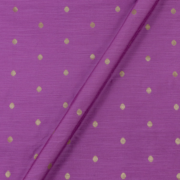 Spun Dupion Lavender Pink Colour Golden Butta Fabric Online 9363AD