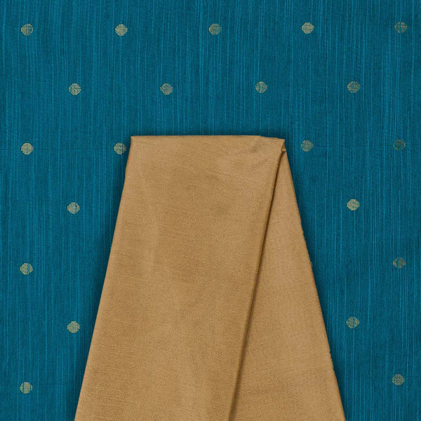 Spun Dupion Jacquard Fabric & Banarasi Raw Silk [Artificial Dupion] Plain Fabric Unstitched Two Piece Dress Material Online ST-9363CV-4216Y