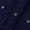 Spun Dupion Navy Blue X Black Cross Tone Golden Butta Fabric online 9363O