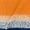 Buy Rayon Orange Colour Tie Dye Shibori Daman Fabric Online 9365K