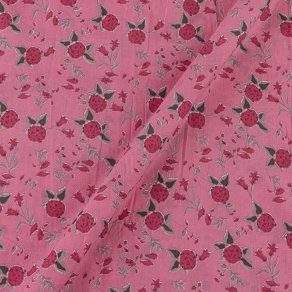 Soft Cotton Pink Colour Jaal Print Fabric Online 9367AQ3