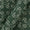 Soft Cotton Stone Green Colour Batik Inspired Geometric Print Fabric Online 9367M2