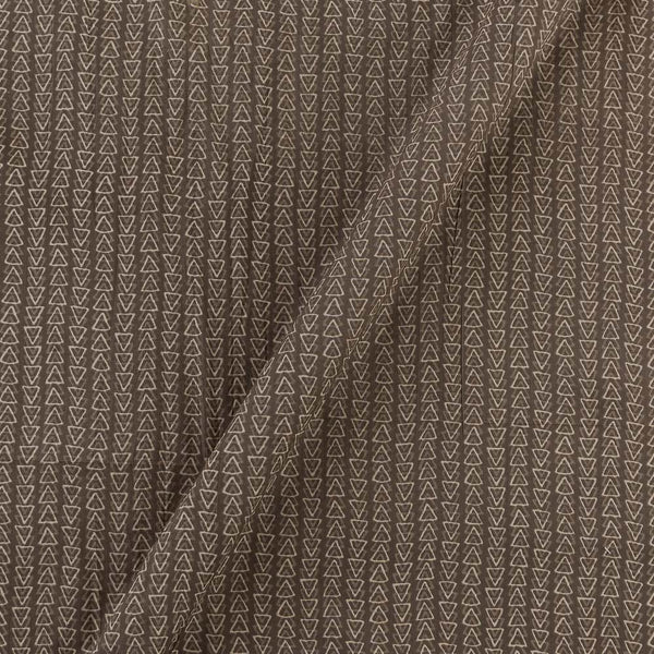 Soft Cotton Cedar Colour Batik Inspired Geometric Print Fabric Online 9367P2