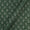 Soft Cotton Stone Green Colour Dabu Batik Theme Floral Print Fabric Online 9367R2