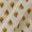 Soft Cotton Cream White Colour Floral Butta Print Fabric Online 9367W2