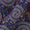 Cotton Royal Purple Colour Warli Print Fabric Online 9372BD4