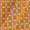 Buy Cotton Turmeric Yellow Colour Geometric Print Fabric 9373AX Online