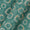 Cotton Cambridge Blue Colour Gold Foil Geometric Print Fabric Online 9373CF