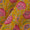 Cotton Golden Orange Colour Jaal Print Fabric Online 9373DE4