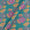 Buy Cotton Aqua Marine Colour Floral Jaal Print Fabric Online 9373EH1