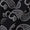 Cotton Black Colour Paisley Print Fabric Online 9378BU