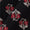 Cotton Black Colour Floral Print Fabric Online 9378CL1
