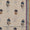 Cotton Mul Beige Colour Sanganeri Hand Block Print with One Side Border Fabric Online 9385BI