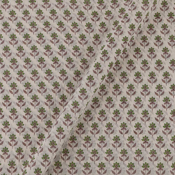 Cotton Mul Off White Colour Floral Print Fabric Online 9385CA2