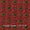 Flex Cotton Red Maroon Colour Ajrakh Theme Jaal Print Fabric Online 9389GN1
