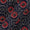 Flex Cotton Midnight Blue Colour Ajrakh Theme Jaal Print Fabric Online 9389GN2