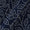 Gaji Dark Blue Colour Jaal Print Fabric Online 9402AN1