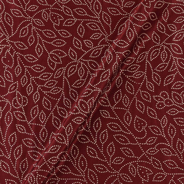 Gaji Maroon Colour Jaal Print Fabric Online 9402AN5