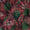 Vanaspati Hand Block Jaal Prints on Crimson Red Colour Muslin Dobby Fabric Online 9414U