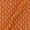 Geometric Pattern Wax Batik on Tangerine Orange Colour Cotton Fabric Online 9417BE3