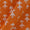 Geometric Pattern Wax Batik on Tangerine Orange Colour Cotton Fabric Online 9417BE3