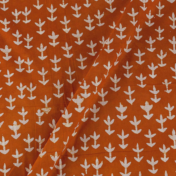 Buy Geometric Pattern Wax Batik on Apricot Colour Cotton Fabric Online 9417BE4