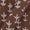 Buy Geometric Pattern Wax Batik on Ginger Brown Colour Cotton Fabric Online 9417BE5