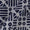 Geometric Pattern Wax Batik on White Colour Cotton Fabric Online 9417BG1