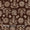 Geometric Pattern Wax Batik on Brown Colour Cotton Fabric Online 9417BJ3