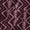 All Over Border Pattern Wax Batik on Magenta Colour Cotton Fabric Online 9417BK1