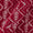 All Over Border Pattern Wax Batik on Red Colour Cotton Fabric Online 9417BK2