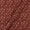 Cotton Maroon Colour Dabu Inspired Jaal Print Fabric Online 9417BS