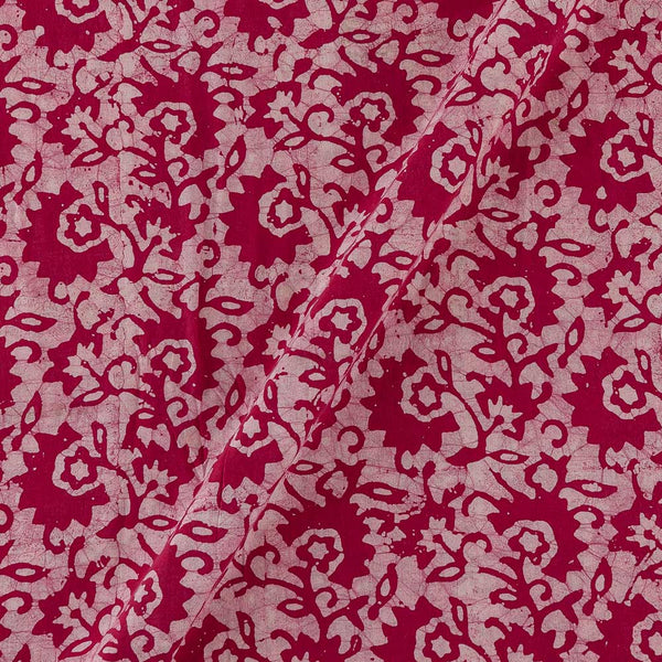 Jaal Pattern Wax Batik on Off White Colour Cotton Fabric Online 9417BU8