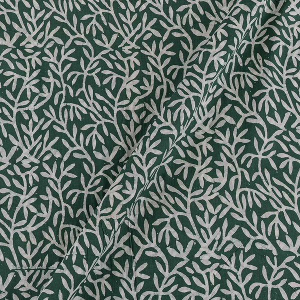 Buy Floral Jaal Print Batik on Shale Green Colour Cotton Fabric Online 9417CA1