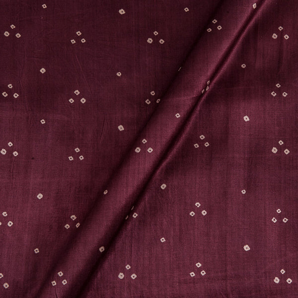 Gaji Magenta Colour Bandhani Print Fabric Online 9418AY