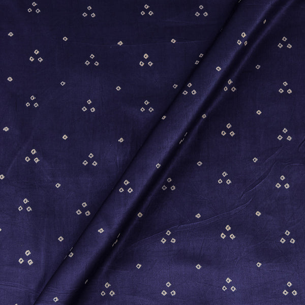 Gaji Dark Blue Colour Bandhani Print Fabric 9418BP Online
