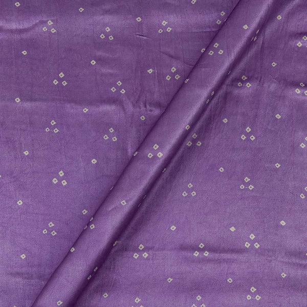 Gaji Light Purple Colour Bandhani Print Fabric Online 9418DJ2