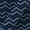 Ajrakh Theme Gamathi Cotton Indigo Blue Colour Chevron Print Fabric Online 9418V4