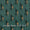 Chanderi Inspired Aqua Marine Colour Gold Bird Motif Print 45 Inches Width Fancy Fabric Cut Of 0.70 Meter