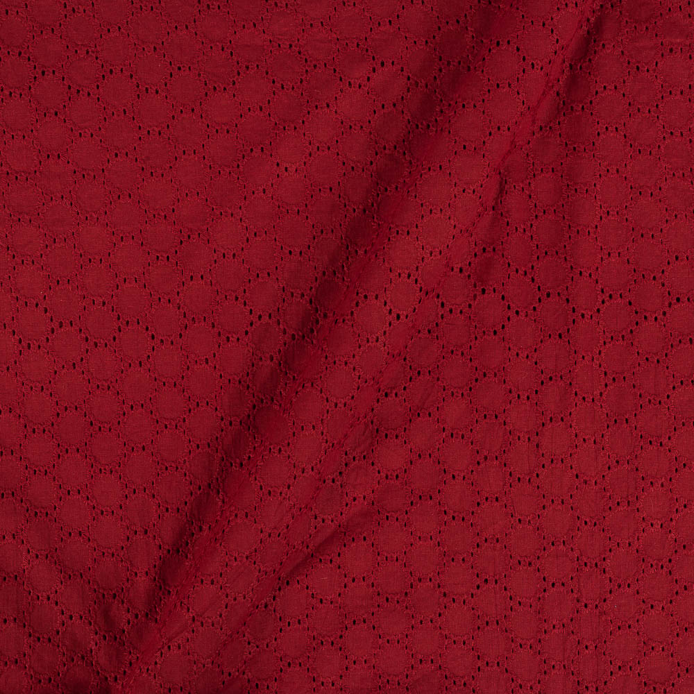 Satin Maroon Colour 60 Inches Width Plain Imported Fabric