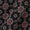 Kantha Cotton Black Colour Floral Print Fabric Online 9443CS