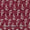 Kantha Cotton Maroon Colour Floral Print Fabric Online 9443CY