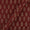 Gamathi Cotton Natural Dyed Maroon Colour Leaves Print Fabric cut of 0.50 Meter