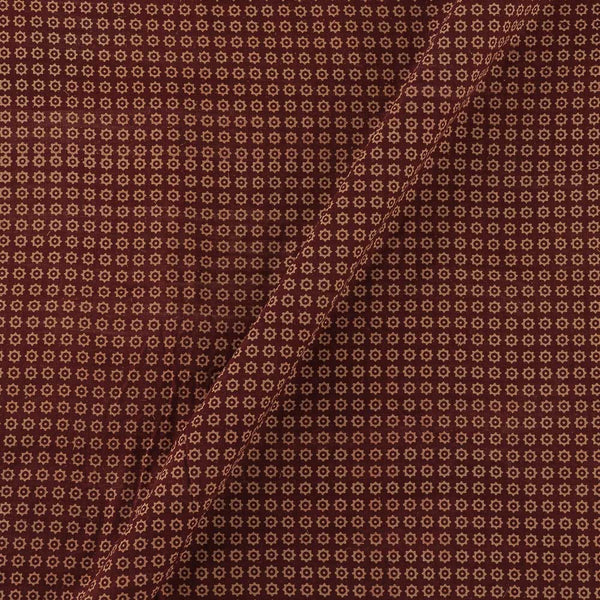 Gamathi Cotton Double Kaam Maroon Colour Small Butti Print Fabric Online 9445AMI2