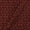 Gamathi Cotton Double Kaam Maroon Colour Natural Leaves Print 43 Inches Width Fabric