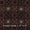 Gamathi Cotton Natural Dyed Geometric Block Print Black Colour 43 Inches Width Fabric